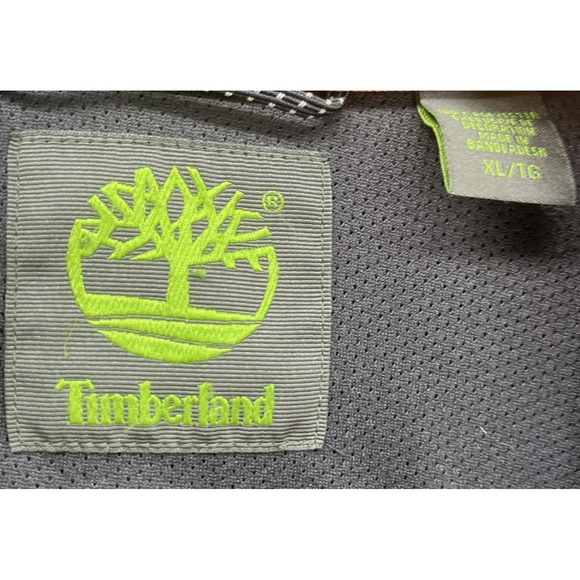 TIMBERLAND Black Fleece Full-Zip Collared Jacket Coat Mens Size XL - Picture 3 of 7